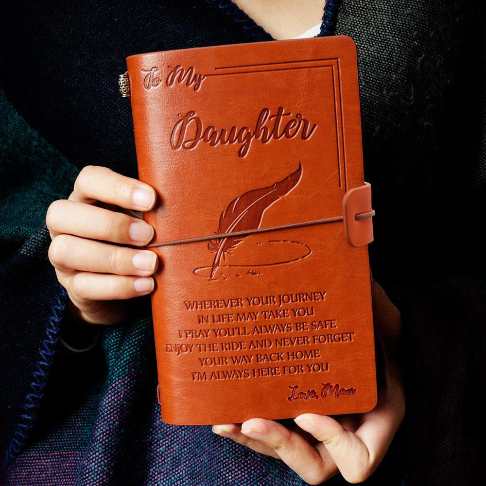 Livre de notes d'affaires en cuir