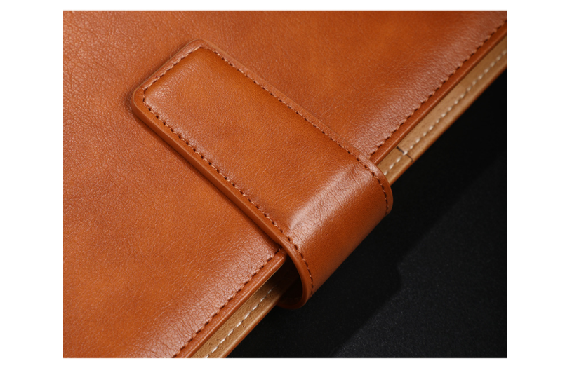 A5 boucle en cuir 6 trous clip portable