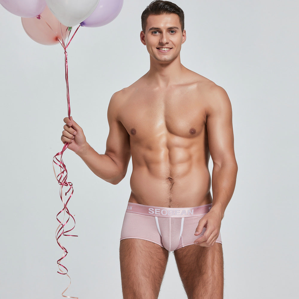 Spring Men's Boxers Mode Trendy Sexy Hommes Bas Culottes