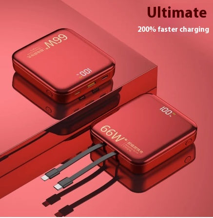 Charge grande capacité Super rapide avec câble Power Bank