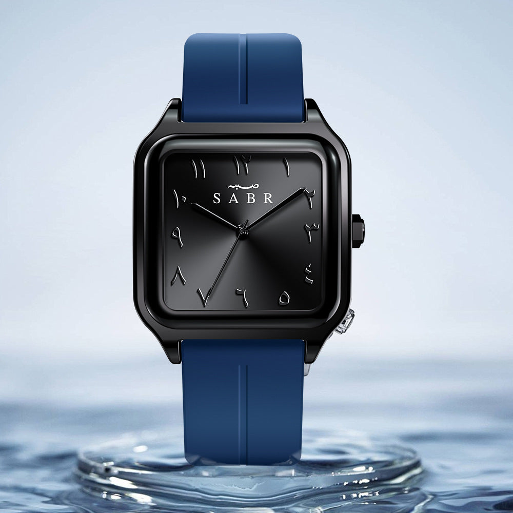 Montre à quartz métallique élégante haut de gamme