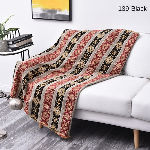 Tissu de couverture de canapé bohème
