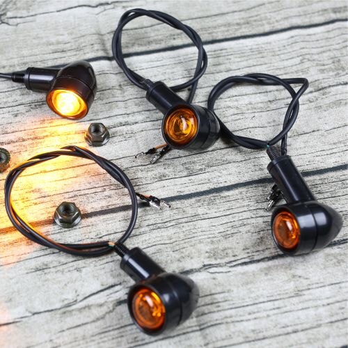 Retro moto modifié LED Mini turn signal lumière tour