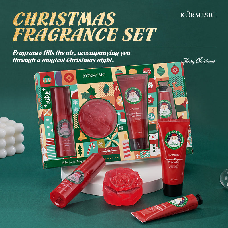 Ensemble de parfums de Noël KORMESIC pour le commerce extérieur 50ml-100g-50g-30g