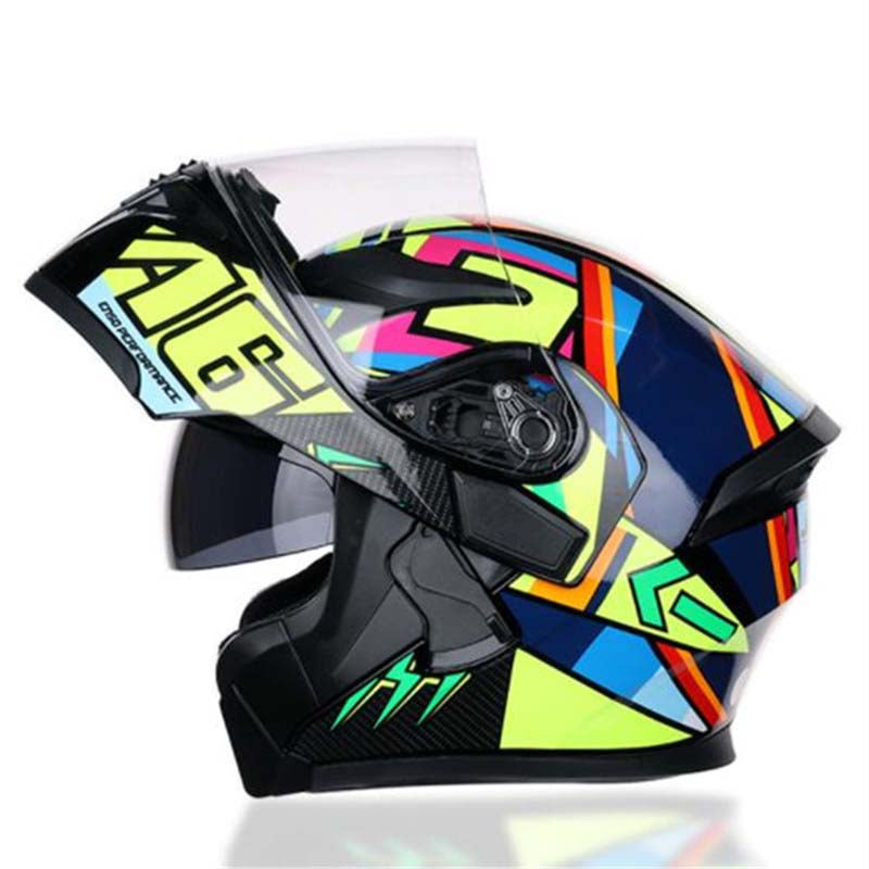 Mode Sécurité Couverture complète Moto Racing Casque