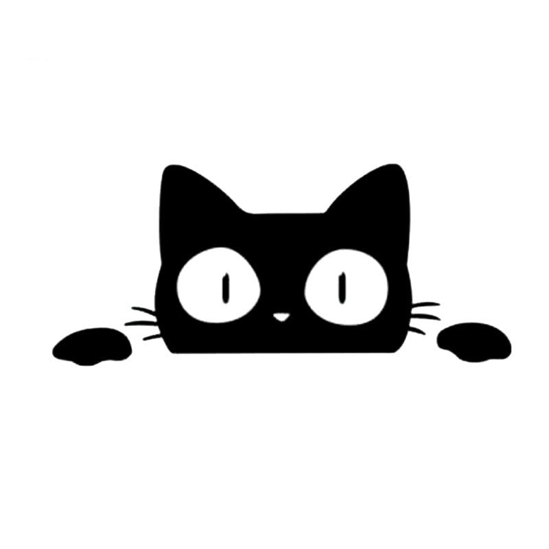 Commerce extérieur Autocollant Voyeur Cat