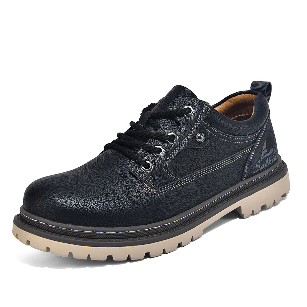 Bottes de travail de style britannique pour hommes tendance