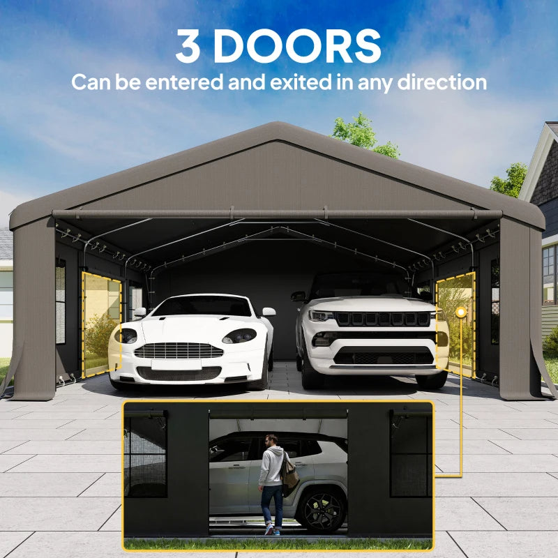 Autoport de poids lourd de 20' X 20'