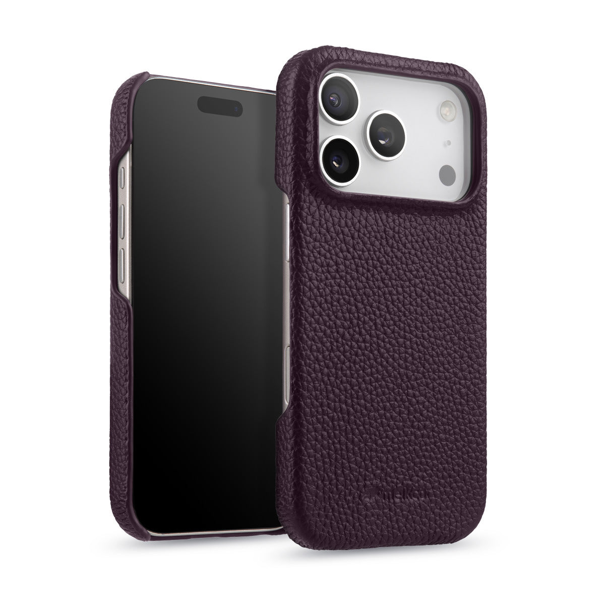 Housse de protection magnétique 17ProMax en cuir véritable