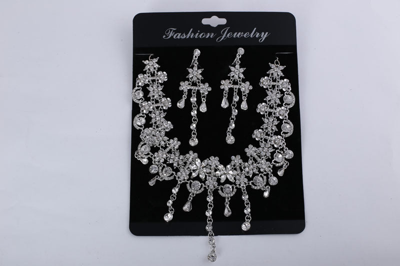 Dans l'usine direct Mariée Robe de mariage Collier de mariage rouge costume bijoux accessoires sp