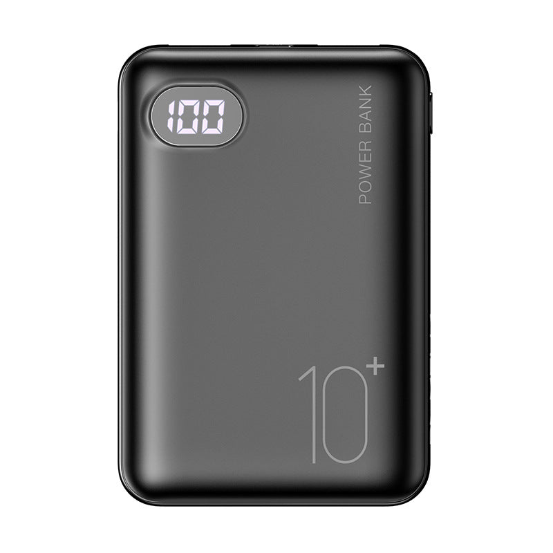 10000mAh banque de puissance d'affichage numérique deux USB