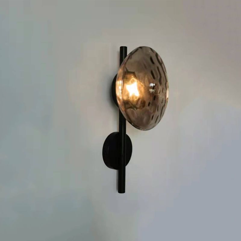 Mur en verre Sconce Fond Lumière murale