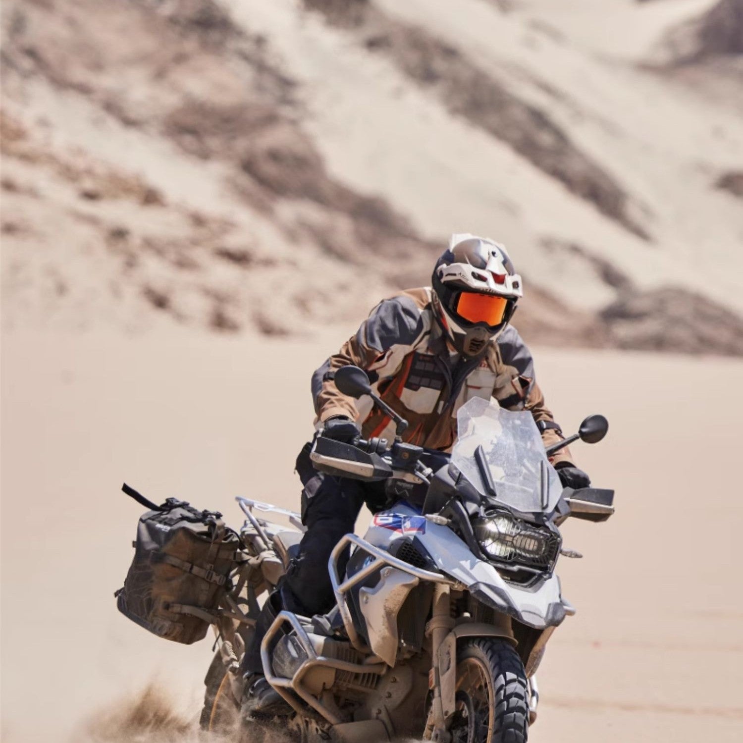 Casque de moto hors route Rallye