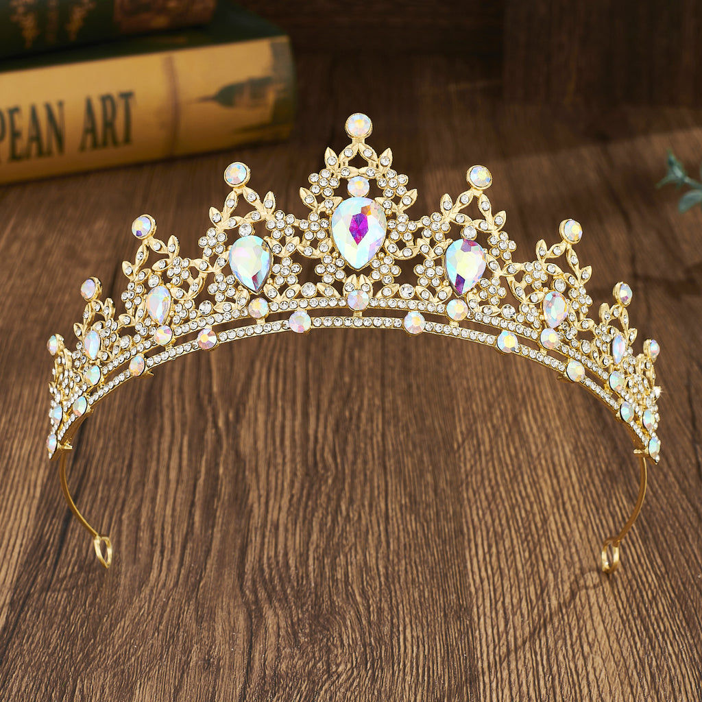 Strass Headband Alliage Couronne Robe de mariée Accessoire