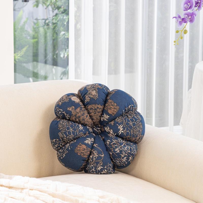Coussin de siège en citrouille de type bohème et oreiller