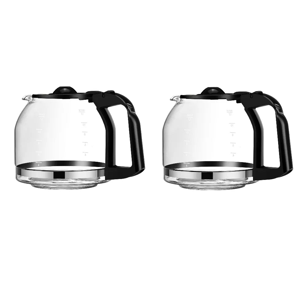 Carafe de remplacement en verre de 12 tasses (2 packs)
