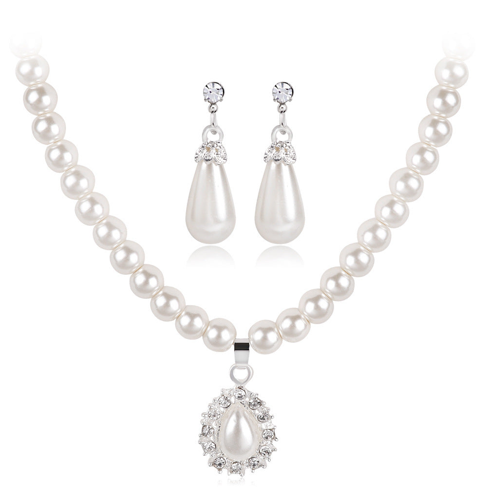 Ensemble collier perle