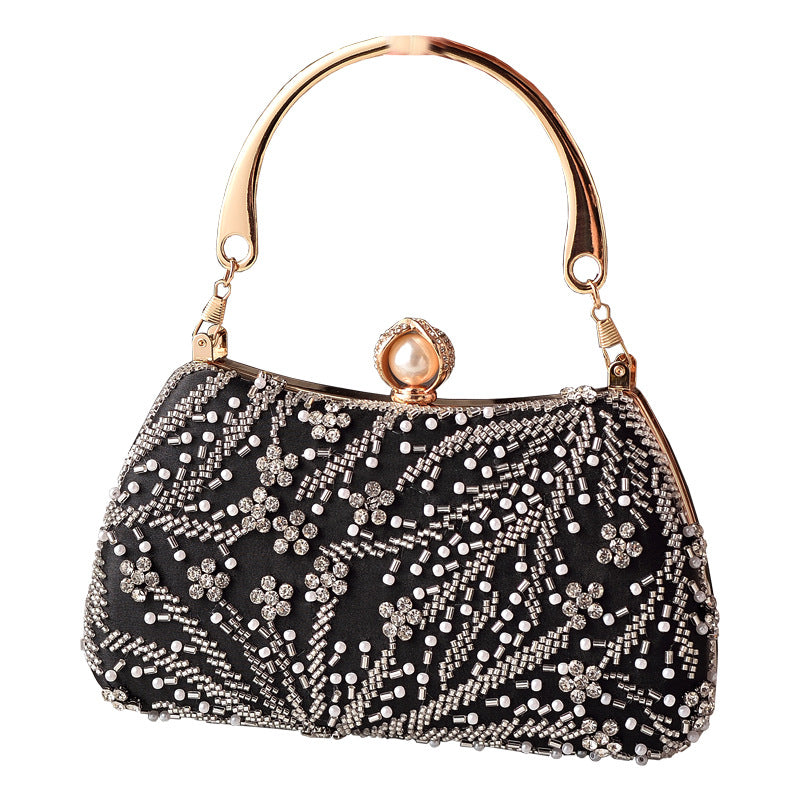 Femmes Soirée Clutch Perled Cheongsam-style sac mariage mariée sac à main