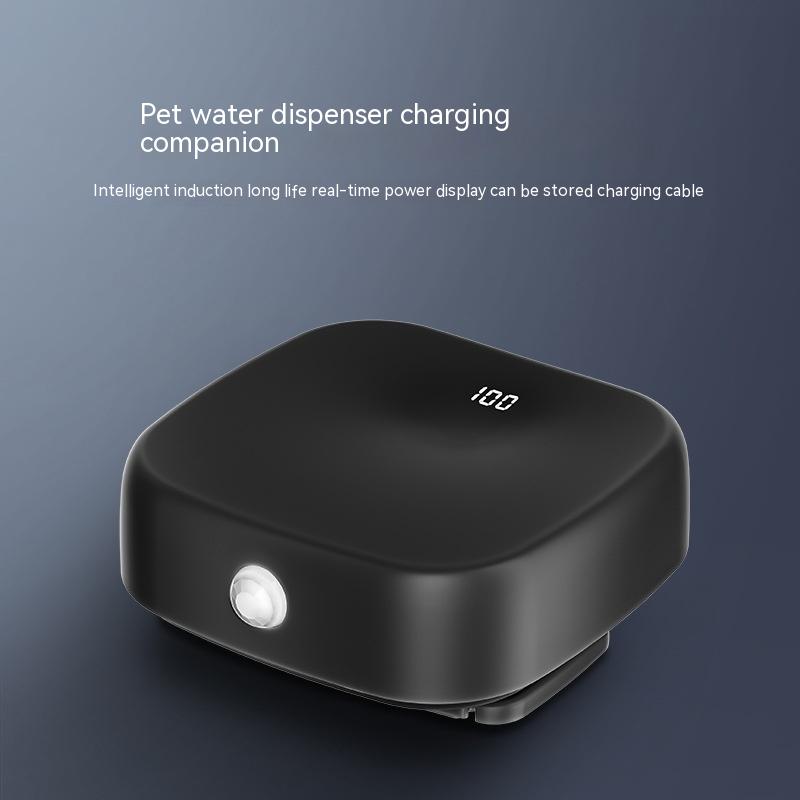 Cat Distributeur automatique d'eau Charger Compagnon sans fil batterie rechargeable intelligente