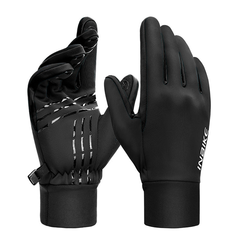 Gants de vélo avec doublure en polaire