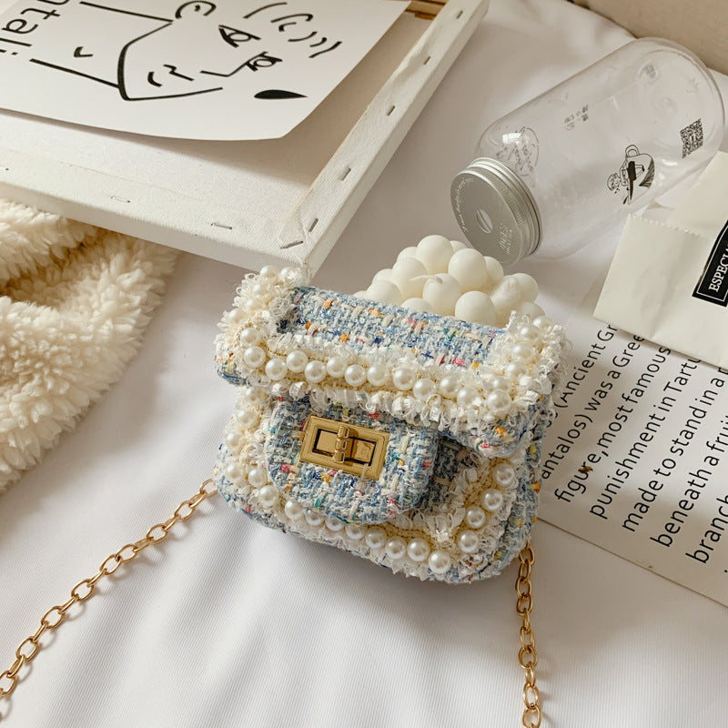 Sac transversal en treillis de diamant pour enfants