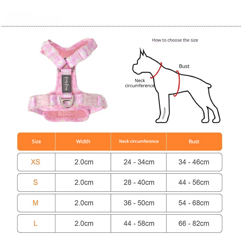 Harnais anti-pull pour chiens petits et moyens