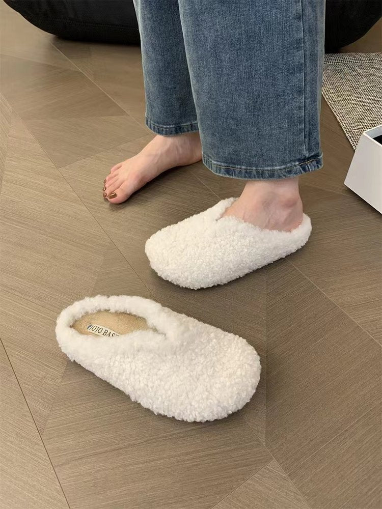 Furry Accueil Chaussures de coton Femmes