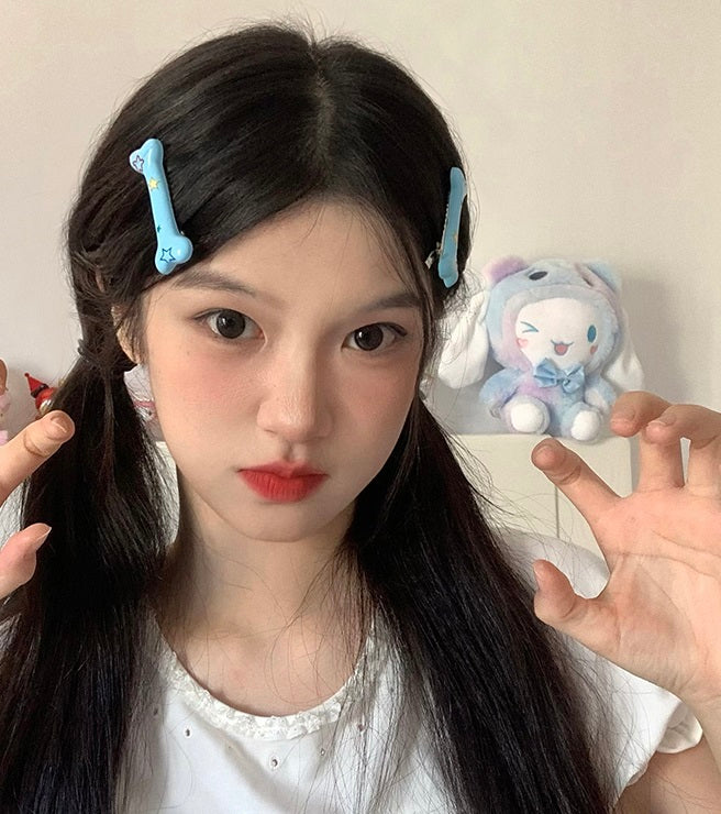Imprimé par os XINGX Word Clip Side Bangs Canards Clip Femelle