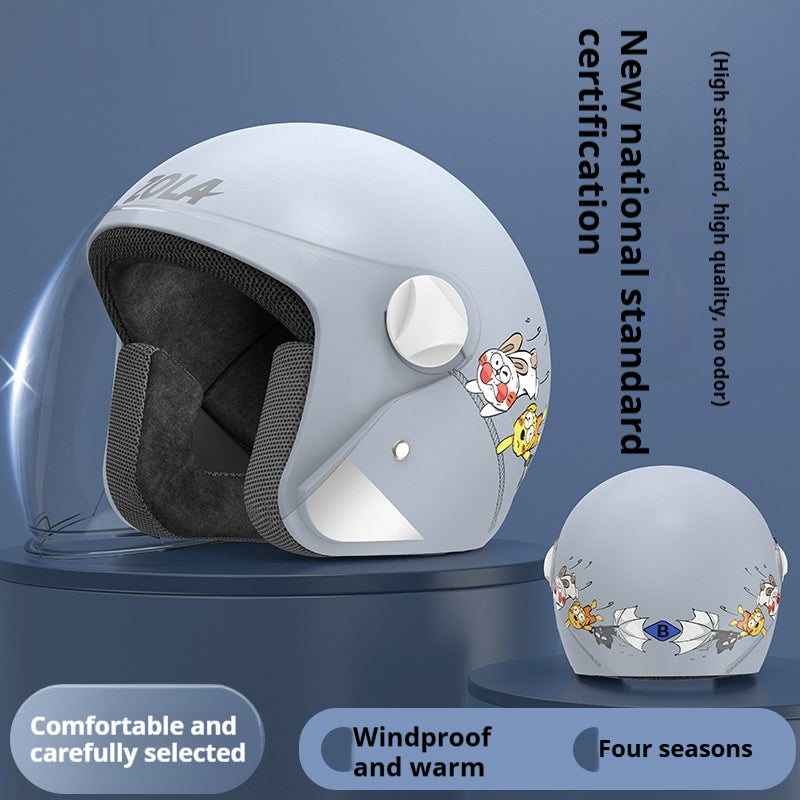 Casque de vélo électrique écharpe d'hiver pour les hommes et les femmes