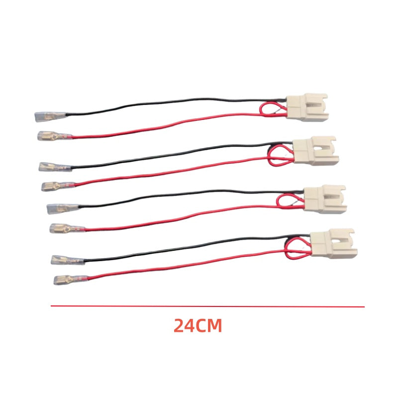 2pcs 4 PCS porte de voiture haut-parleur de câblage Harnais