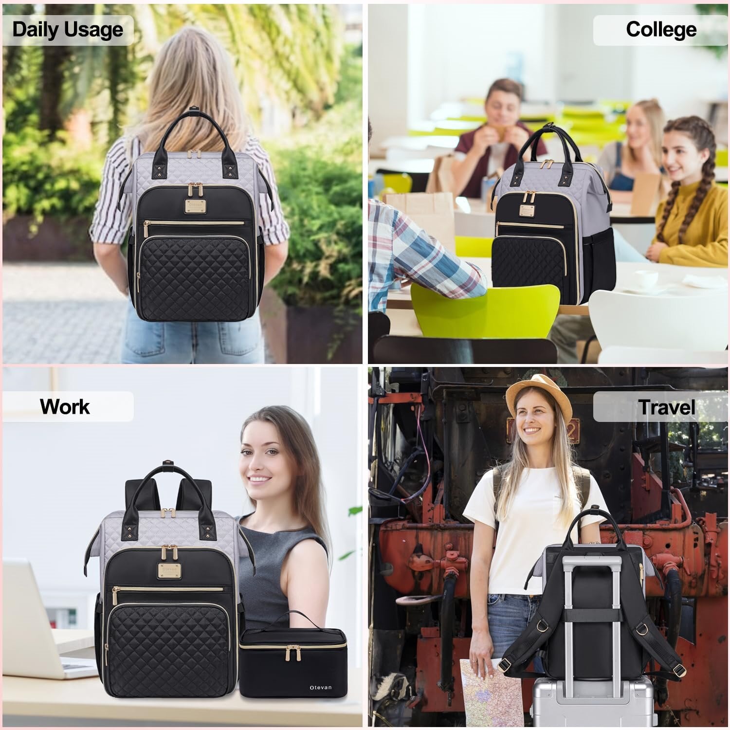 Sac à dos léger multifonctionnel haute capacité Mommy