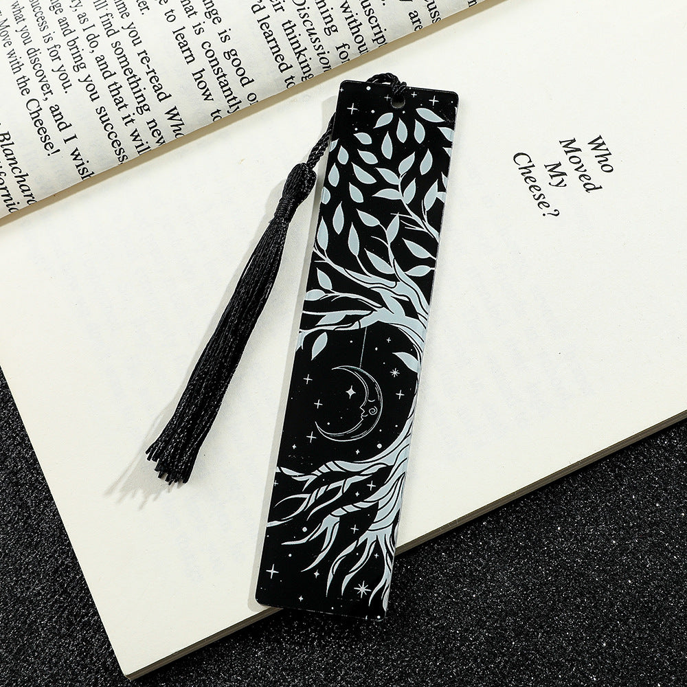 Creative Skull Pattern Acrylic Tassel Reading Décoration Signet