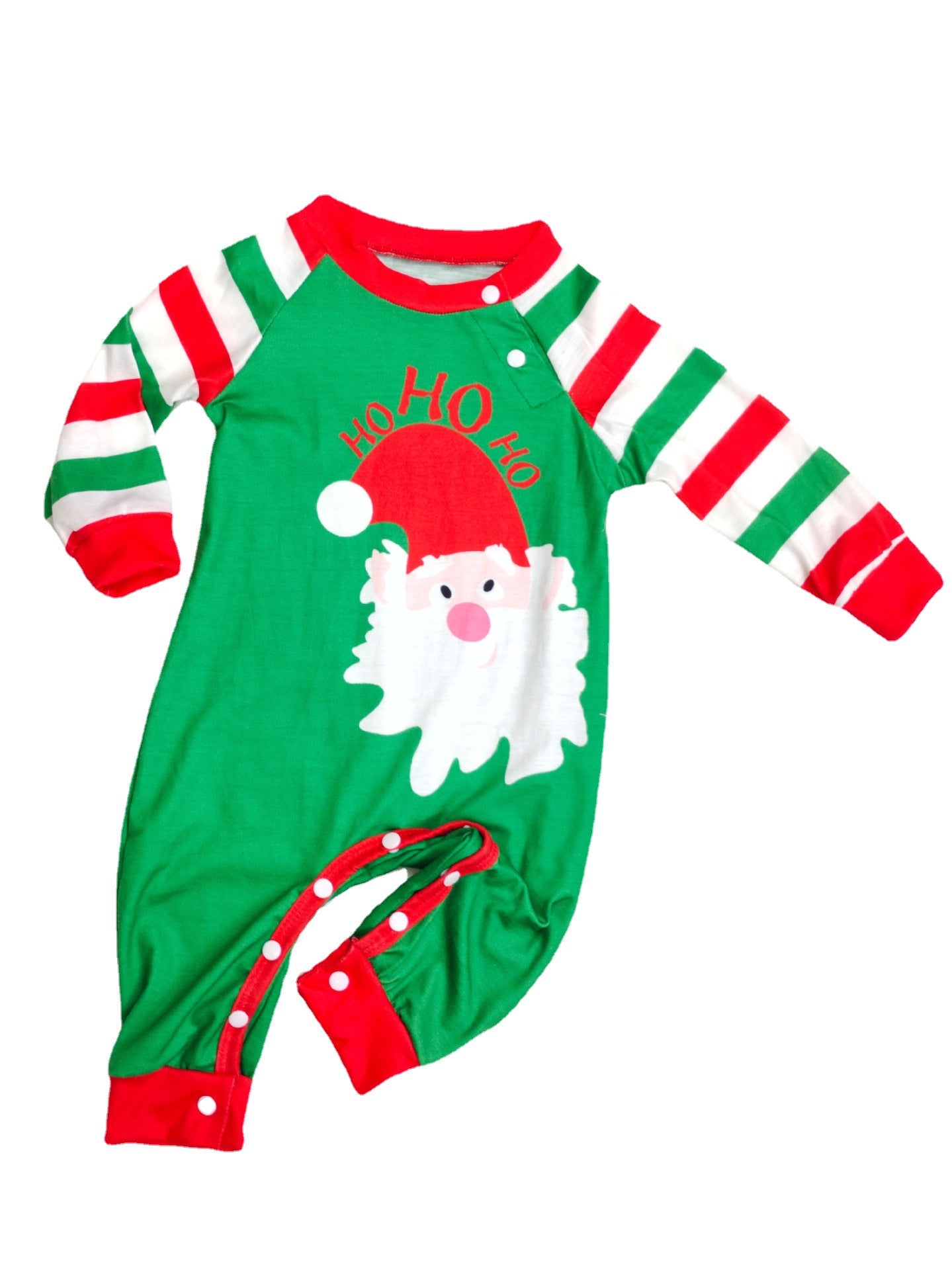 Famille Noël Pyjama Ensembles de Matching Red Stripe Xmas Vacances Sleepwear Jammies Longue Manche