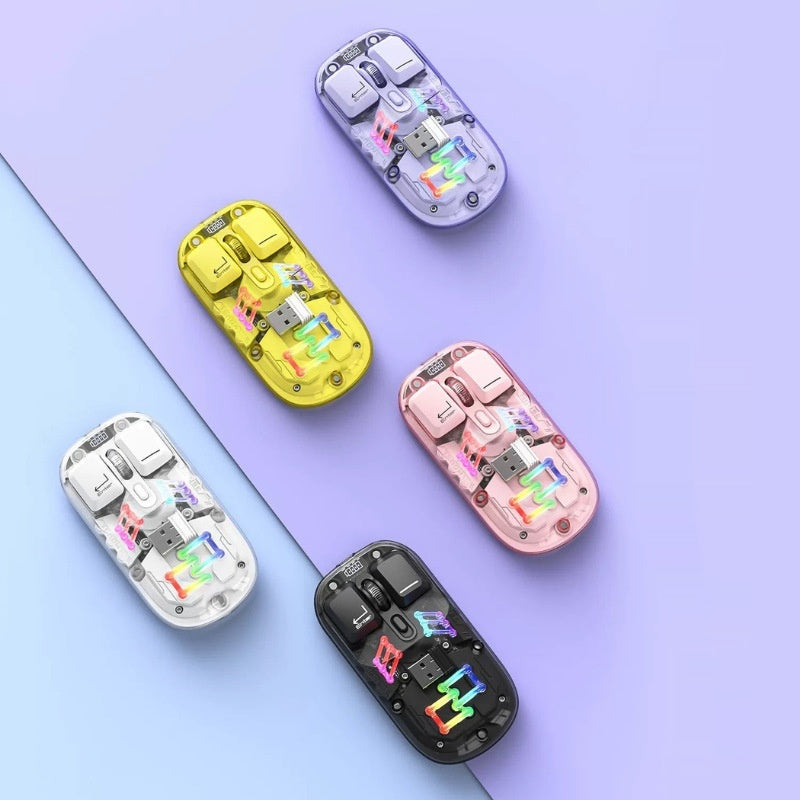 Une souris Bluetooth double mode Un bureau élégant essentiel
