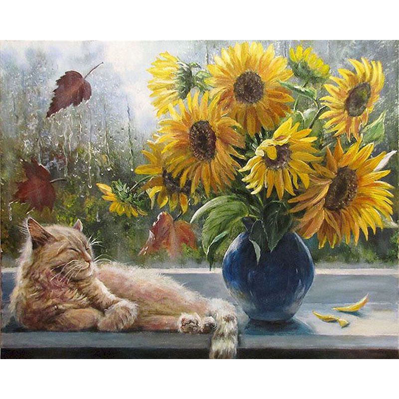 Peinture à l'huile peinte à la main sur toile pour décoration murale à la maison