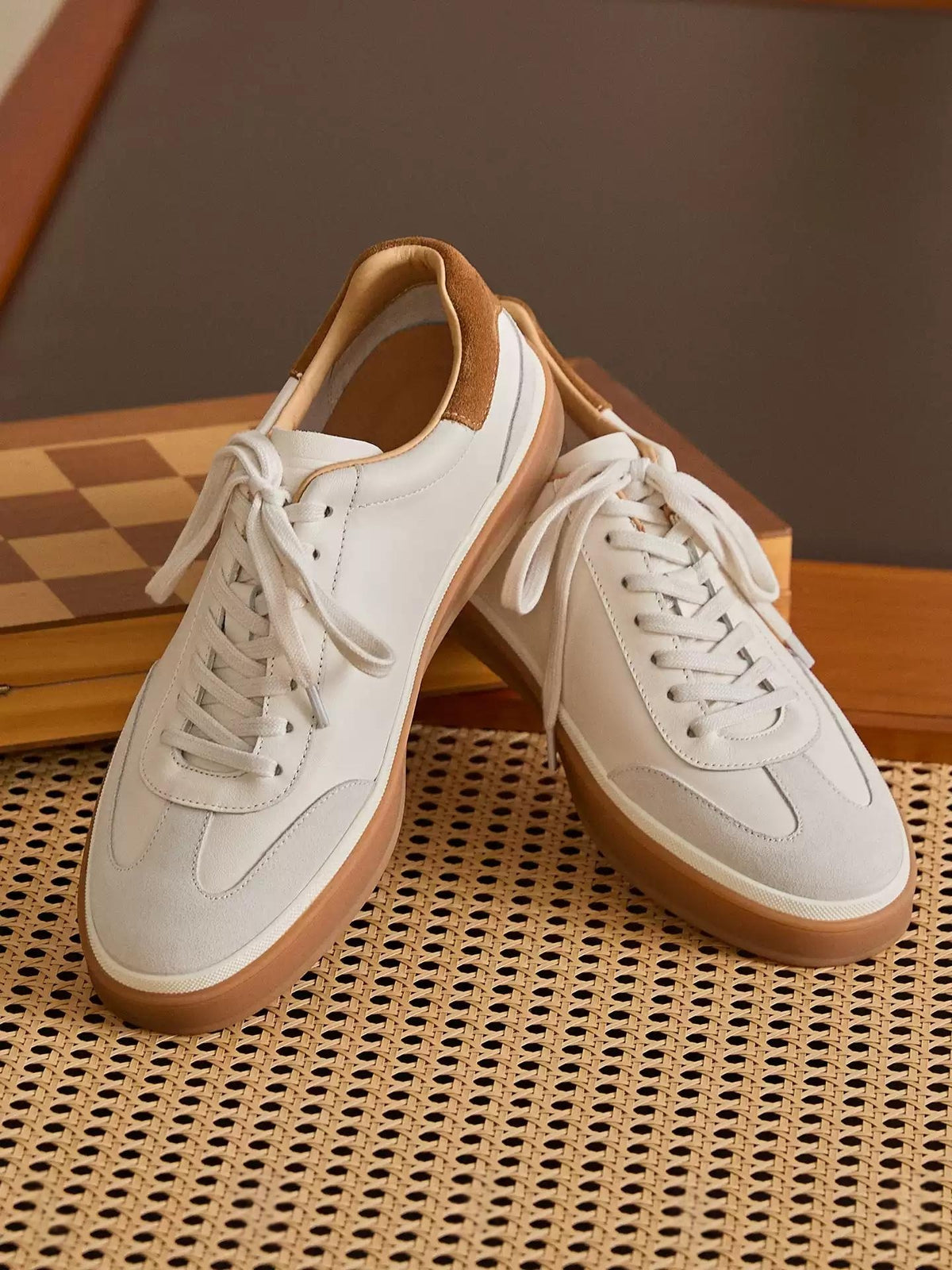 Casual Preppy style Versatile Vintage Bas-top chaussures pour hommes