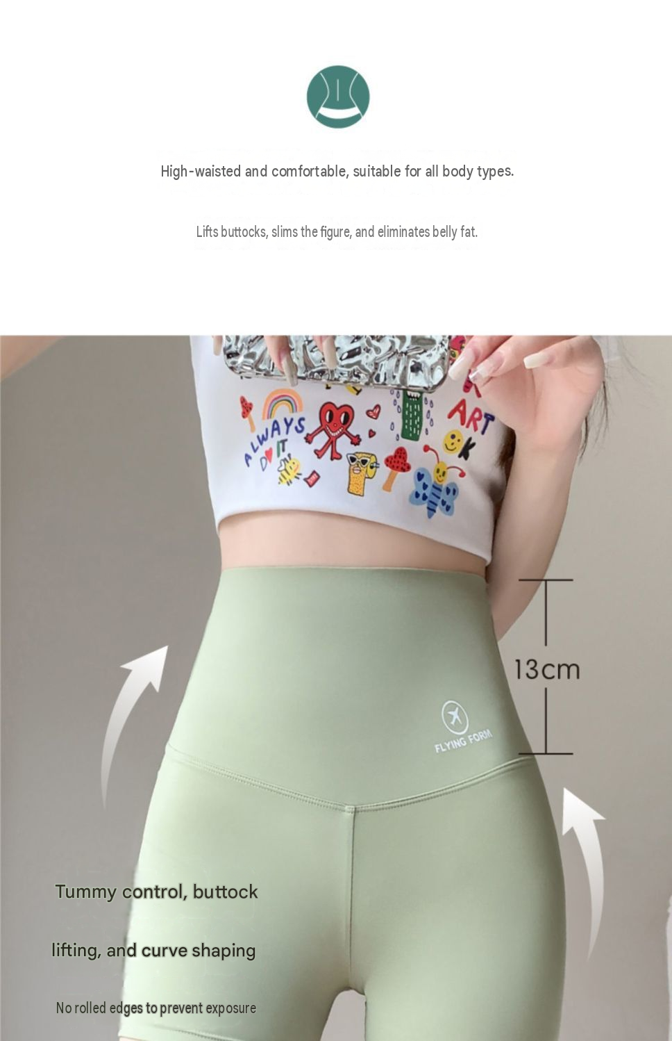 Leggings d'été pour femmes pour vêtements de dessus