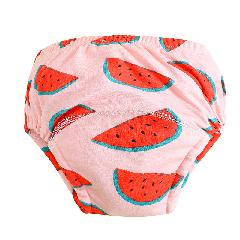 Pantalon d'entraînement pour bébé Pure coton respirant 6 couches Lavable Couche pour bébé