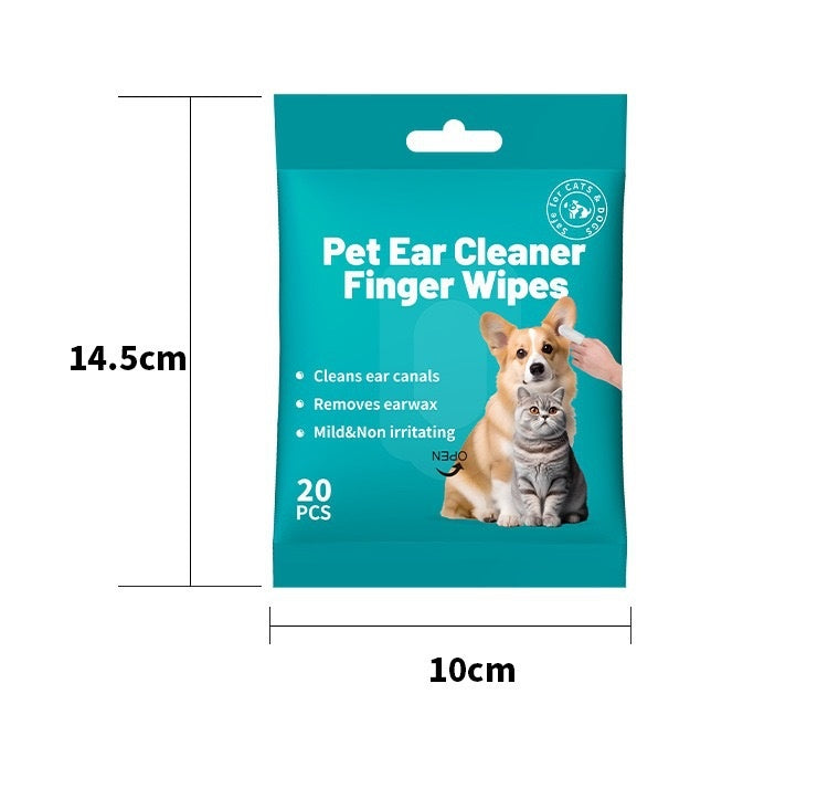 Chien de chat oreille dents nettoyage doigt Stall