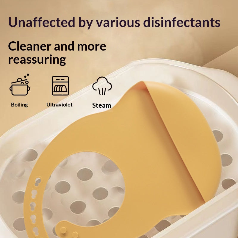 Silicone Bib Baby Feeding Bib Waterproof Qualité alimentaire