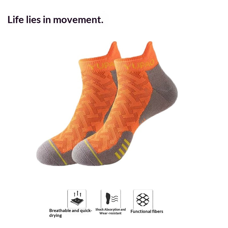 Chaussettes athlétiques soutenues Terry épaissies respirant et non glissant