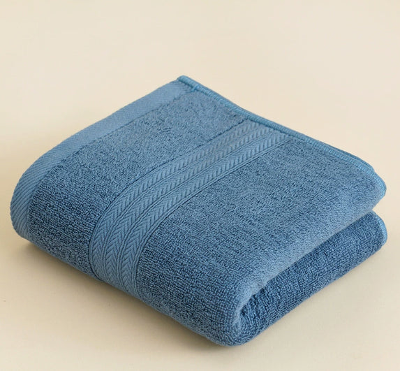Pure coton extra-épaisseur adulte serviette visage couleur unie peigné long-staple cotonsoft et Hig