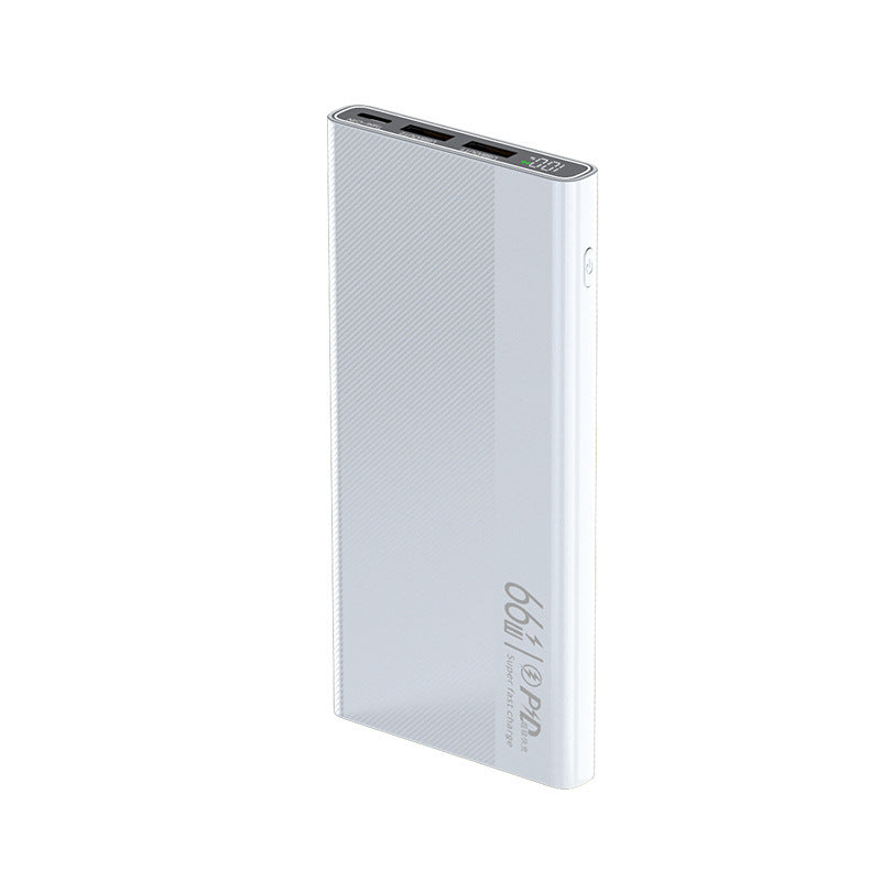 Puissance mobile de grande capacité PD66w charge rapide Légèreté universelle
