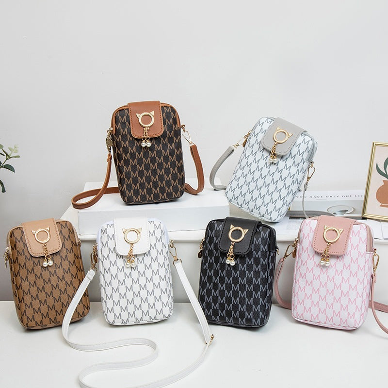 Sac transversal chic imprimé floral pour femmes
