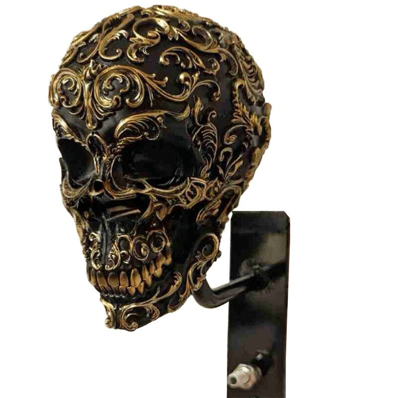 Porte casque de moto Rack Wall Mount Hat Stand Display Rack Skull Rack