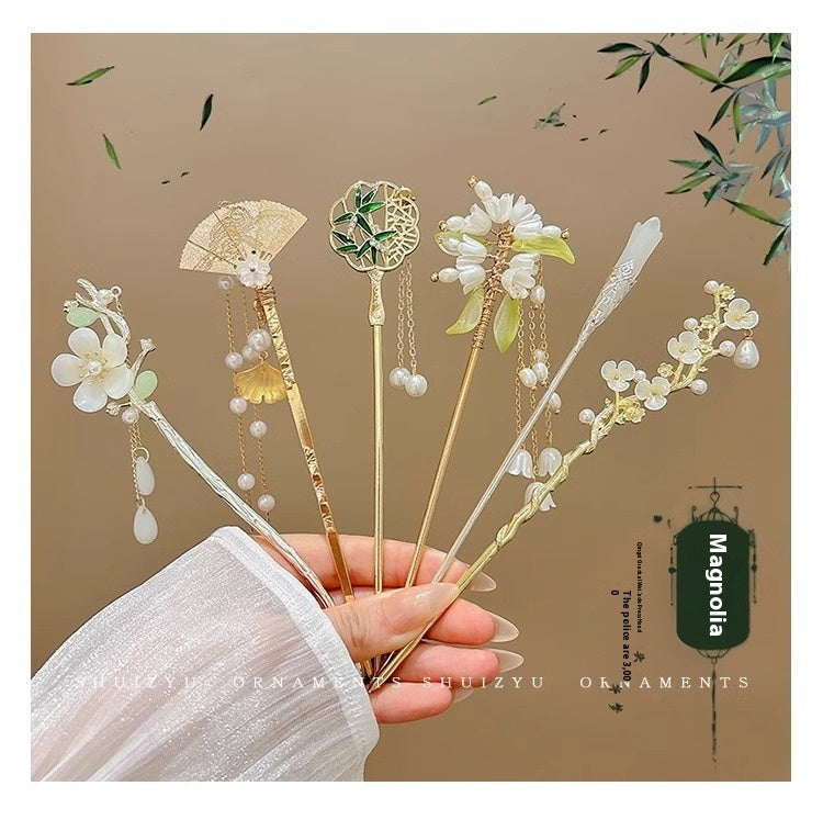 Robe Accessoires Hairpin Headwear Antique Style Plaque Hairpin