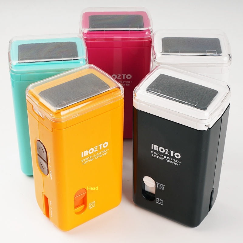 3-en-1 Shredder électrique multifonctionnel avec mini-ouvre-lettres