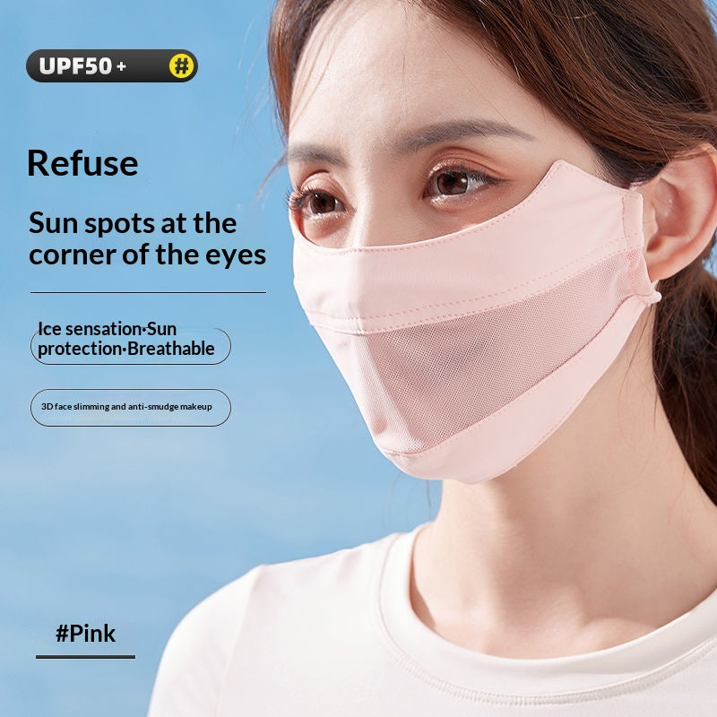 Écran solaire et masque d'équitation 3D stéréoscopique respirant