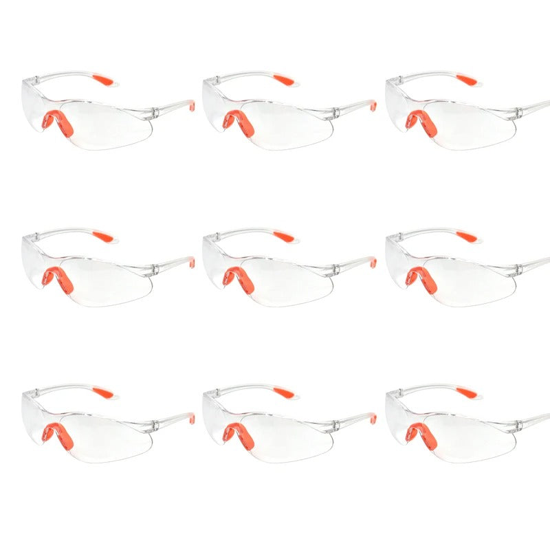 Matériel PC anti-impact de la poussière de vent lunettes de sécurité d'équitation transparent verres Lab travail sûr