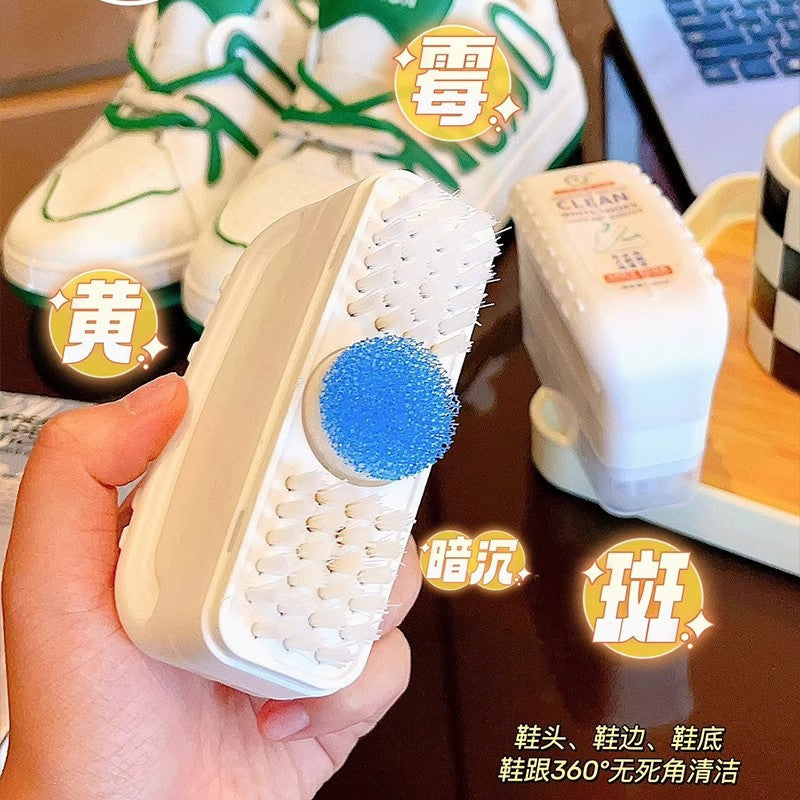 Agent de nettoyage Brosse de chaussures en cuir Scrubing